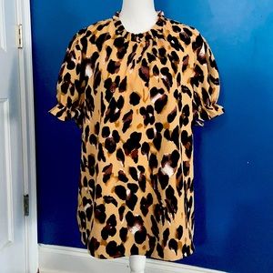 Animal print top